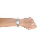  Shop Authentic Fossil Jesse White Dial Silver Steel Strap Watch for Women - ES2362 - Luxxuri
