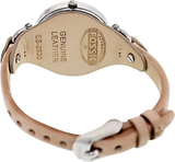  Shop Authentic Fossil Georgia Bone Grey Dial Beige Leather Strap Watch for Women - ES2830 - Luxxuri