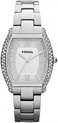  Shop Authentic Fossil Wallace Silver Dial Silver Steel Strap Watch for Women - ES3174 - Luxxuri
