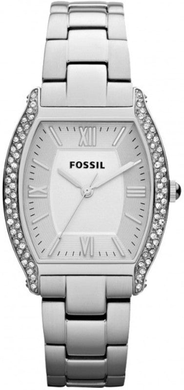  Shop Authentic Fossil Wallace Silver Dial Silver Steel Strap Watch for Women - ES3174 - Luxxuri