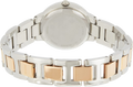 Fossil Virginia Rose Gold Dial Two Tone Steel Strap Watch for Women - ES3405
