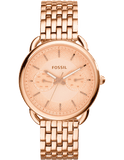  Shop Authentic Fossil Tailor Rose Gold Dial Rose Gold Stainless Steel Strap Watch for Women - ES3713 - Luxxuri