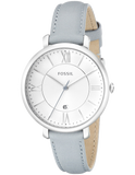  Shop Authentic Fossil Jacqueline White Dial Light Blue Leather Strap Watch for Women - ES3821 - Luxxuri