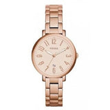  Shop Authentic Fossil Jacqueline Rose Gold Dial Rose Gold Steel Strap Watch for Women - ES3970 - Luxxuri