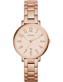  Shop Authentic Fossil Jacqueline Rose Gold Dial Rose Gold Steel Strap Watch for Women - ES3970 - Luxxuri
