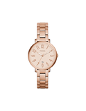  Shop Authentic Fossil Jacqueline Rose Gold Dial Rose Gold Steel Strap Watch for Women - ES3970 - Luxxuri