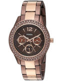  Shop Authentic Fossil Stella Multifunction Brown Dial Two Tone Steel Strap Watch for Women - ES4079 - Luxxuri