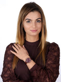  Shop Authentic Fossil Jacqueline Burgundy Dial Burgundy Leather Strap Watch for Women  - ES4099 - Luxxuri