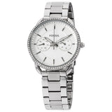  Shop Authentic Fossil Tailor White Dial Silver Steel Strap Watch for Women - ES4262 - Luxxuri