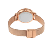  Shop Authentic Fossil Jacqueline Quartz Rose Gold Dial Rose Gold Mesh Strap Watch for Women - ES4628 - Luxxuri