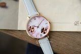 Shop Authentic Fossil Jacqueline Multi Colored Dial Blue Leather Strap Watch for Women - ES4813 - Luxxuri