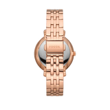  Shop Authentic Fossil Jacqueline Analog Moonphase Mother of Pearl White Dial Rose Gold Steel Strap Watch for Women - ES5165 - Luxxuri