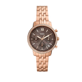  Shop Authentic Fossil Neutra Chronograph Mother of Pearl Brown Dial Rose Gold Steel Strap Watch for Women - ES5218 - Luxxuri