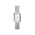 Fossil Raquel Three Hand Date White Dial Silver Steel Strap Watch for Women - ES5221