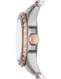 Fossil Blue Dive Three Hand Gray Dial Two Tone Steel Strap Watch For Women - ES5348