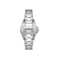 Fossil Blue Dive Analog Pink Dial Silver Steel Strap Watch For Women - ES5351