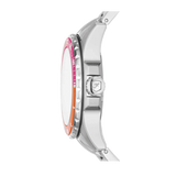  Shop Authentic Fossil Blue Dive Analog Pink Dial Silver Steel Strap Watch For Women - ES5351 - Luxxuri