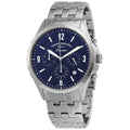  Shop Authentic Fossil Forrester Chronograph Blue Dial Silver Steel Strap Watch for Men - FS5605 - Luxxuri
