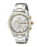  Shop Authentic Fossil Dean Chronograph White Dial Silver Steel Strap Watch for Men - FS4795 - Luxxuri