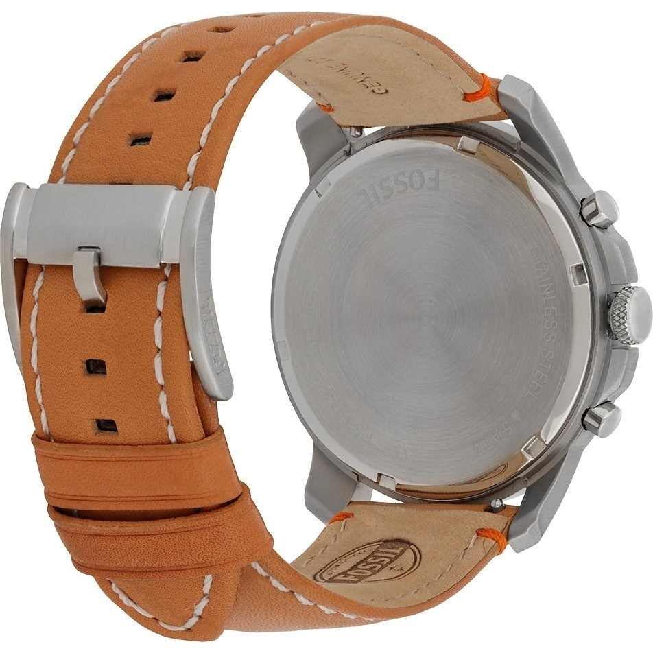  Shop Authentic Fossil Grant Chronograph Green Dial Brown Leather Strap Watch for Men - FS4918 - Luxxuri