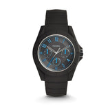  Shop Authentic Fossil Popstastic Sport Black Dial Black Rubber Strap Watch for Men - FS5222 - Luxxuri