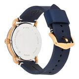  Shop Authentic Fossil The Commuter Blue Dial Blue Leather Strap Watch for Men - FS5274 - Luxxuri