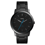  Shop Authentic Fossil The Minimalist Black Dial Black Steel Strap Watch for Men - FS5308 - Luxxuri