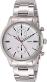  Shop Authentic Fossil Townsman White Dial Silver Steel Strap Watch for Men - FS5346 - Luxxuri