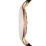  Shop Authentic Fossil The Minimalist Black Dial Black Leather Strap Watch for Men - FS5376 - Luxxuri