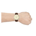  Shop Authentic Fossil Neutra Chronograph White Dial Brown Leather Strap Watch for Men - FS5380 - Luxxuri
