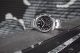  Shop Authentic Fossil Goodwin Chronograph Black Dial Silver Steel Strap Watch for Men - FS5412 - Luxxuri
