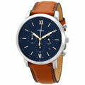  Shop Authentic Fossil Neutra Chronograph Blue Dial Brown Leather Strap Watch for Men - FS5453 - Luxxuri