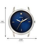  Shop Authentic Fossil The Minimalist 3H Blue Dial Brown Leather Strap Watch for Men - FS5499 - Luxxuri