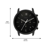  Shop Authentic Fossil Neutra Chronograph Black Dial Black Leather Strap Watch for Men - FS5503 - Luxxuri