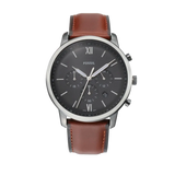  Shop Authentic Fossil Neutra Chronograph Grey Dial Brown Leather Strap Watch for Men - FS5512 - Luxxuri