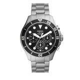  Shop Authentic Fossil FB-03 Chronograph Black Dial Silver Steel Strap Watch for Men - FS5725 - Luxxuri