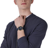  Shop Authentic Fossil Neutra Chronograph Blue Dial Blue Leather Strap Watch for Men - FS5790 - Luxxuri