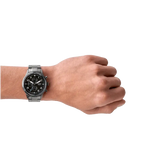  Shop Authentic Fossil Retro Pilot Chronograph Black Dial Grey Steel Strap Watch for Men - FS5834 - Luxxuri