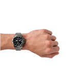  Shop Authentic Fossil Bronson Chronograph Black Dial Grey Steel Strap Watch for Men - FS5852 - Luxxuri