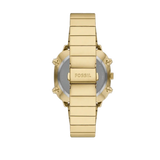  Shop Authentic Fossil Retro Analog-Digital Gold Dial Gold Steel Strap Watch for Men - FS5889 - Luxxuri