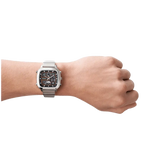  Shop Authentic Fossil Retro Analog-Digital Black Dial Silver Steel Strap Watch for Men - FS5890 - Luxxuri