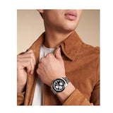  Shop Authentic Fossil Sport Tourer Chronograph Black Dial Silver Steel Strap Watch for Men - FS6045 - Luxxuri