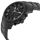 Shop Authentic Fossil Grant Chronograph Black Dial Black Steel Strap Watch for Men - FS4832 - Luxxuri