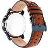  Shop Authentic Fossil Grant Chronograph Blue Dial Brown Leather Strap Watch for Men - FS5151 - Luxxuri