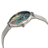  Shop Authentic Fossil Jacqueline Mother of Pearl Blue Dial Silver Mesh Strap Watch for Women - ES4322 - Luxxuri