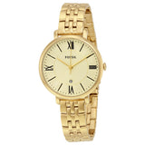  Shop Authentic Fossil Jacqueline White Dial Gold Steel Strap Watch for Women - ES3434 - Luxxuri