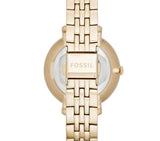  Shop Authentic Fossil Jacqueline White Dial Gold Steel Strap Watch for Women - ES3434 - Luxxuri