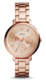  Shop Authentic Fossil Jacqueline Rose Gold Dial Rose Gold Steel Strap Watch for Women - ES3665 - Luxxuri