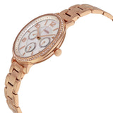  Shop Authentic Fossil Jacqueline Multi Function Mother of Pearl Dial Rose Gold Steel Strap Watch for Women - ES3757 - Luxxuri