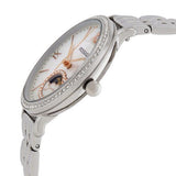  Shop Authentic Fossil Jacqueline Multifunction Moonphase White Dial Silver Steel Strap Watch for Women - ES5164 - Luxxuri